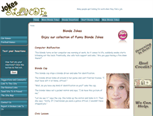 Tablet Screenshot of jokesblonde.com
